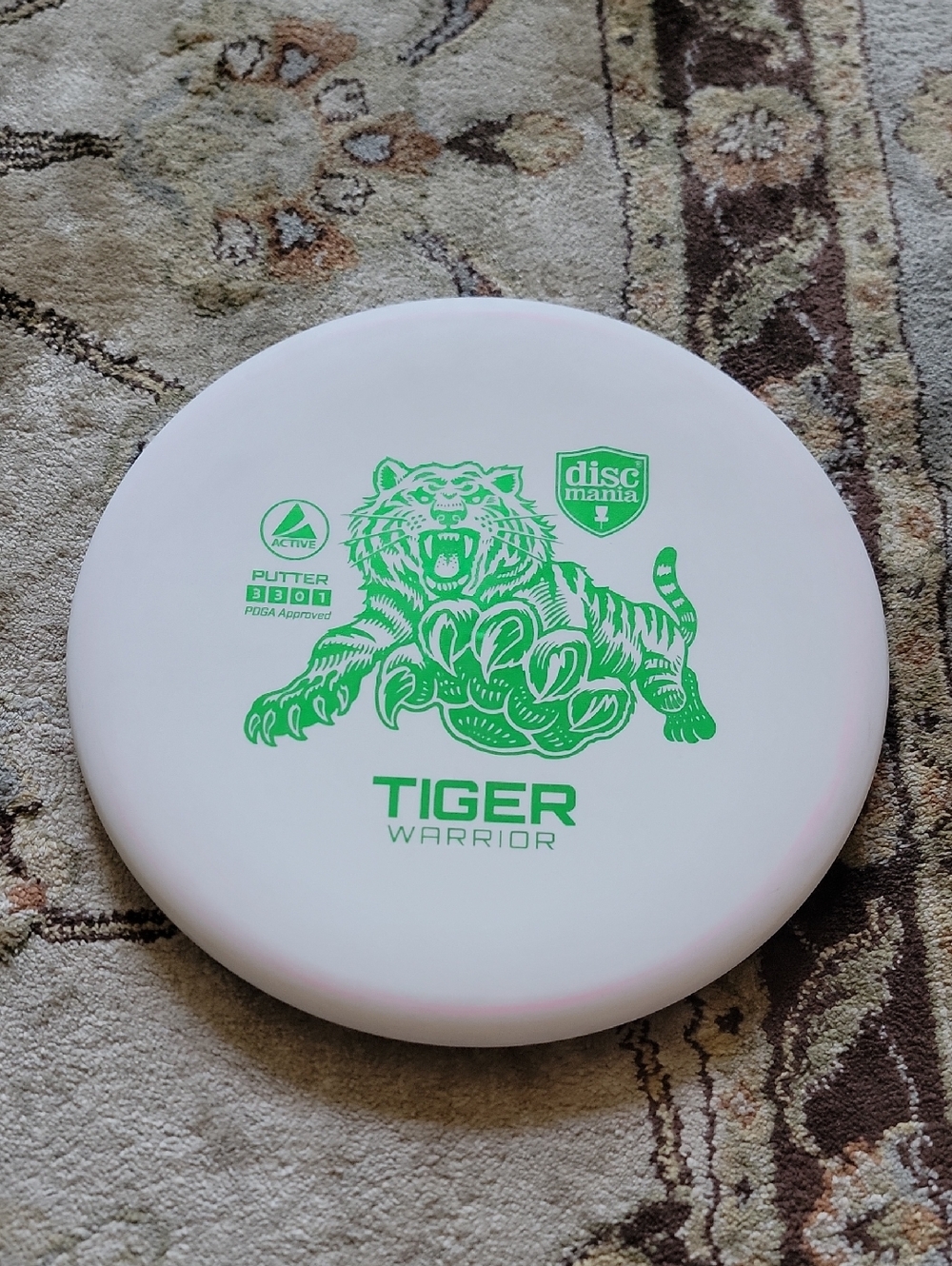 NEW Discmania Tiger Warrior Putter White Rebranded As Link Ultra Rare LE OOP